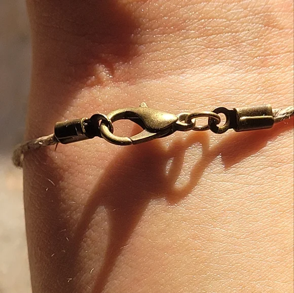 🤍3/$30 Tree & Turquiose Stone Bead Handmade Bracelet - Picture 2 of 3